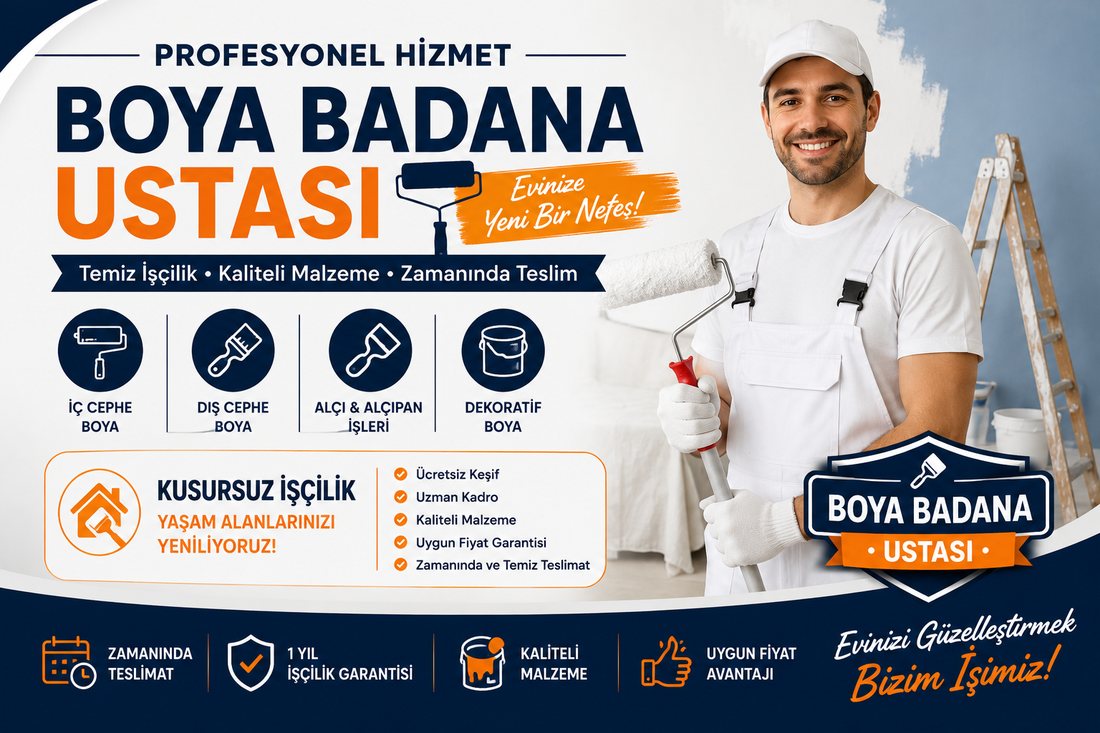 Bornova boya badana ustası – profesyonel boyacı
